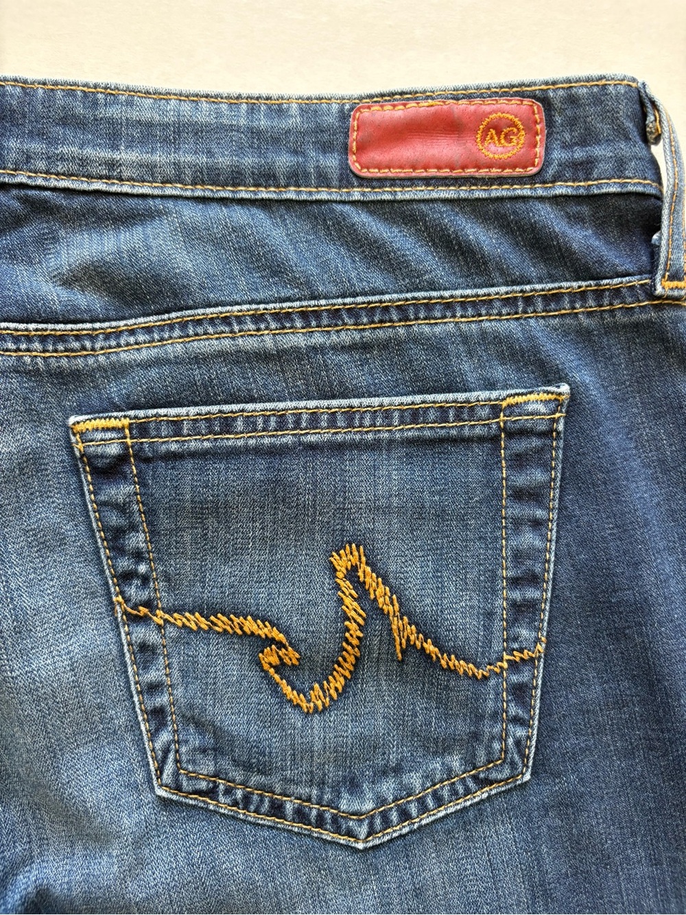 Ag Adriano Goldschmied "The Kiss" Bootcut Jeans Womens 29 Regular Dark Wash - Picture 5 of 16